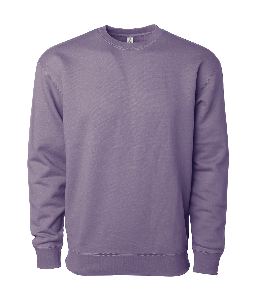 IND3000 - Men’s Heavyweight Crew Neck - Plum / XS - CREWNECKS