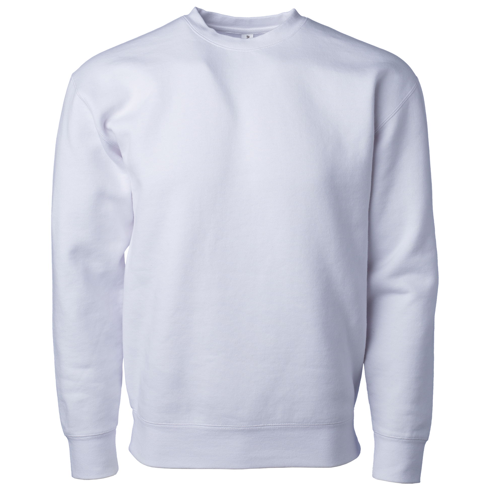 IND3000 - Men’s Heavyweight Crew Neck - White / XS - CREWNECKS