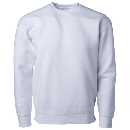 IND3000 - Men’s Heavyweight Crew Neck - White / XS - CREWNECKS