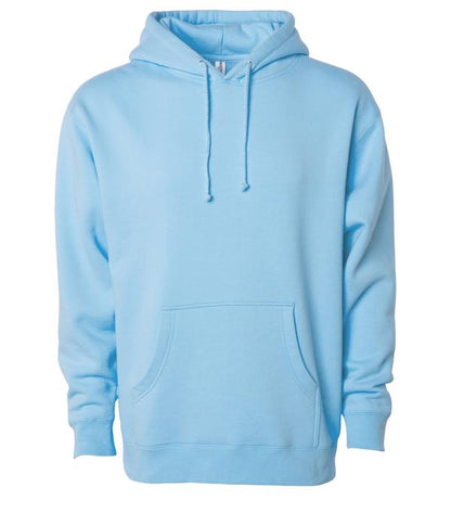 IND4000 - Men’s Heavyweight Hooded Pullover Sweatshirt - Blue Aqua / XS - HOODIES
