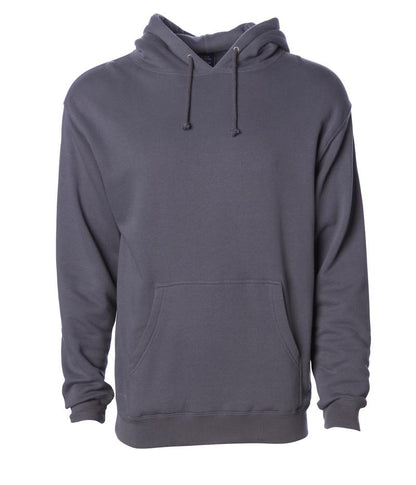IND4000 - Men’s Heavyweight Hooded Pullover Sweatshirt - Charcoal / XS - HOODIES