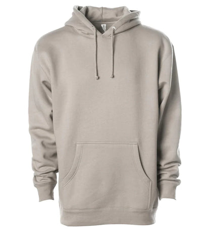 IND4000 - Men’s Heavyweight Hooded Pullover Sweatshirt - Cement / XS - HOODIES