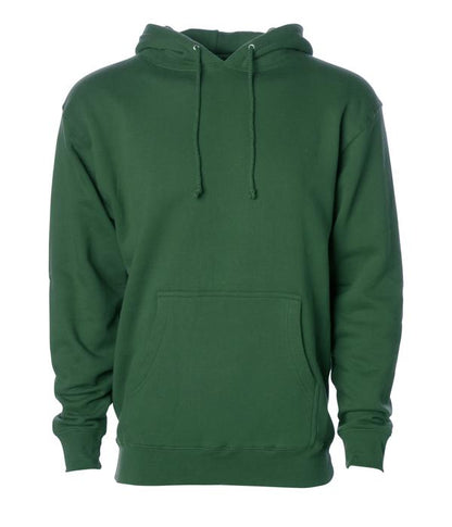 IND4000 - Men’s Heavyweight Hooded Pullover Sweatshirt - Dark Green / XS - HOODIES