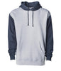 IND4000 - Men’s Heavyweight Hooded Pullover Sweatshirt - Grey Heather Slate Blue / XS - HOODIES
