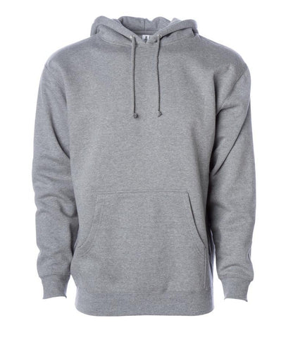 IND4000 - Men’s Heavyweight Hooded Pullover Sweatshirt - Gunmetal Heather / XS - HOODIES