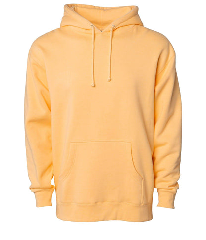 IND4000 - Men’s Heavyweight Hooded Pullover Sweatshirt - Peach / XS - HOODIES