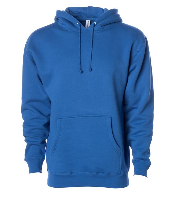 IND4000 - Men’s Heavyweight Hooded Pullover Sweatshirt - Royal / XS - HOODIES