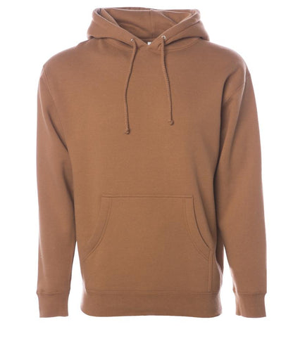 IND4000 - Men’s Heavyweight Hooded Pullover Sweatshirt - Saddle / XS - HOODIES