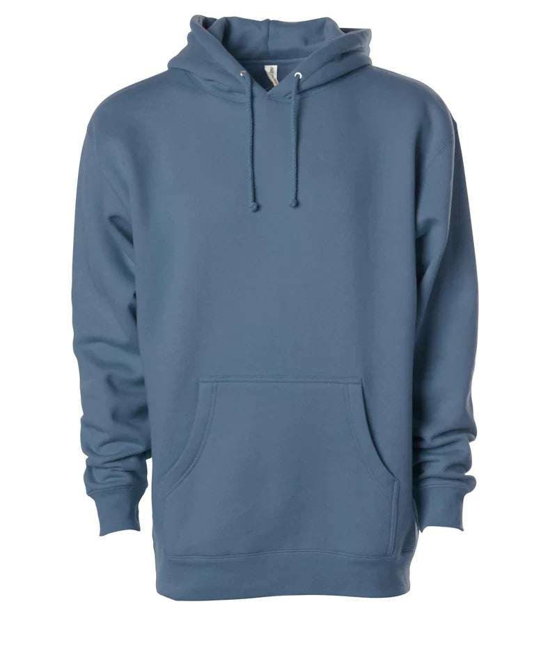 IND4000 - Men’s Heavyweight Hooded Pullover Sweatshirt - Storm Blue / XS - HOODIES