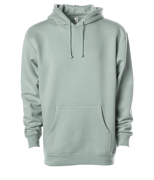IND4000 - Men’s Heavyweight Hooded Pullover Sweatshirt - Dusty Sage / XS - HOODIES