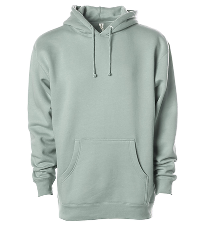 IND4000 - Men’s Heavyweight Hooded Pullover Sweatshirt - Dusty Sage / XS - HOODIES