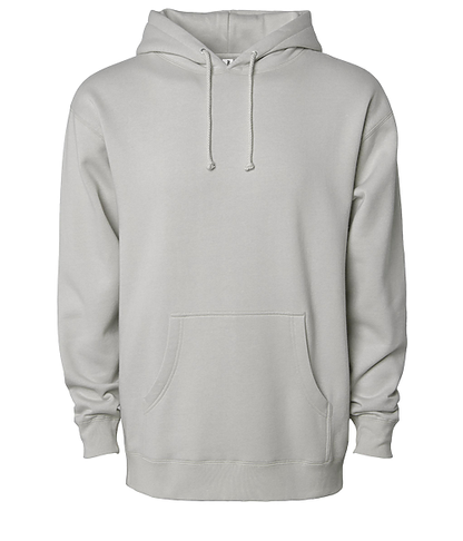 IND4000 - Men’s Heavyweight Hooded Pullover Sweatshirt - Smoke / XS - HOODIES