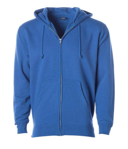 IND4000Z - Men’s Heavyweight Zip Hooded Sweatshirt - Royal / XS - ZIPS