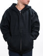 IND4001YZ - Youth Heavy Weight Hooded Zip - Black / S - CLOSE