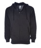 IND45UVZ - Unisex Heavyweight Varsity Zip Hood - Charcoal Heather Black / XS - ZIPS