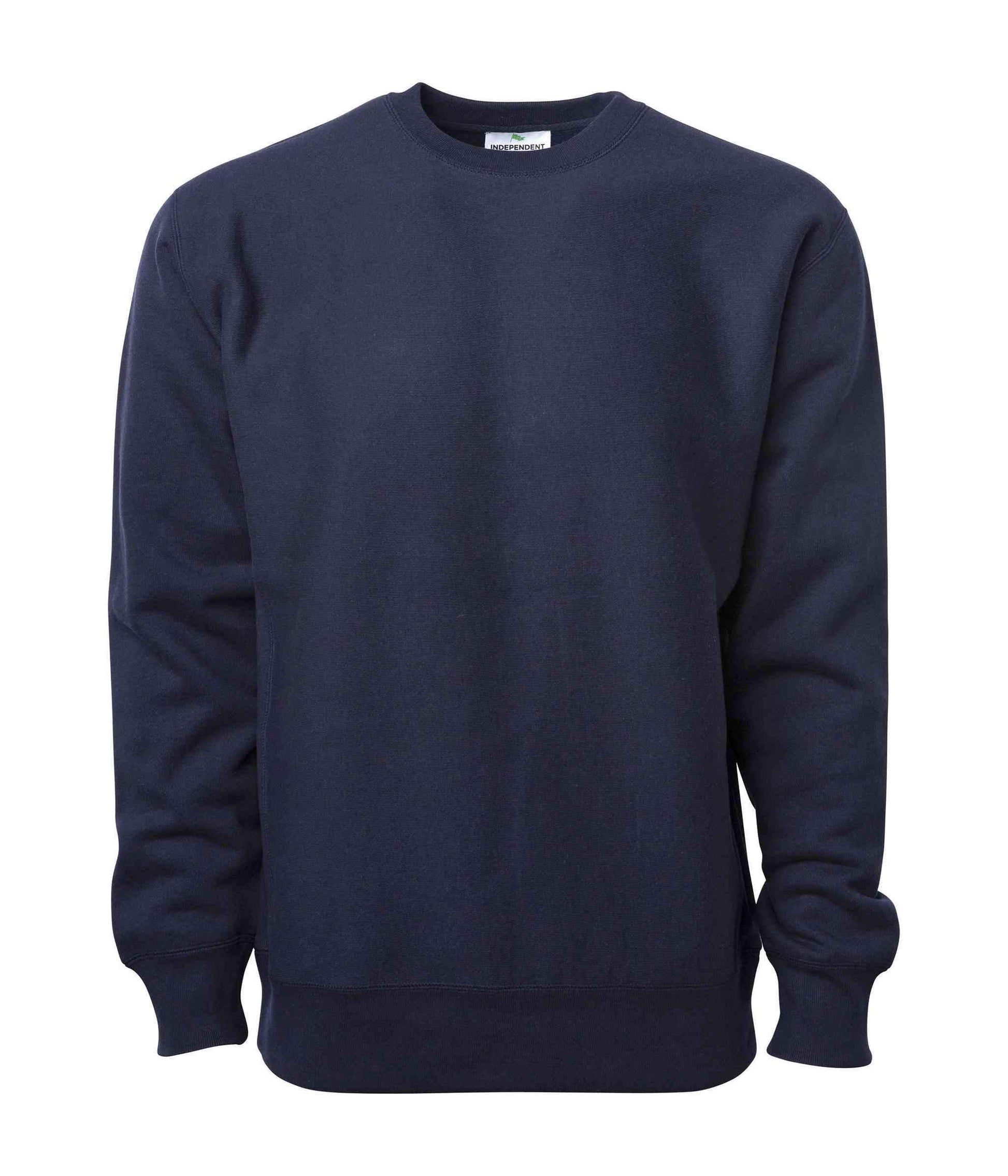 IND5000C Legend - Men’s Premium 450GM Heavyweight Cross-Grain Crew - Classic Navy / XS - CREWNECKS