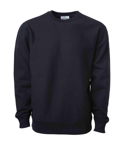 IND5000C Legend - Men’s Premium 450GM Heavyweight Cross-Grain Crew - Black / XS - CREWNECKS