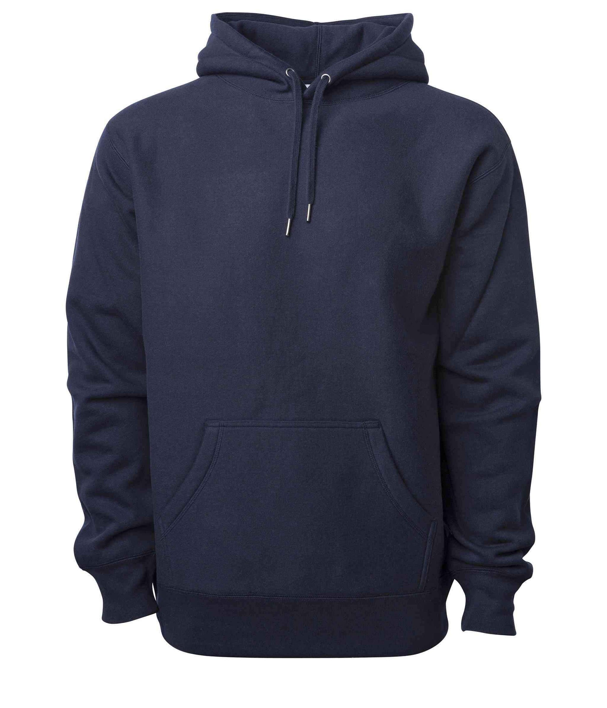 IND5000P - Men’s Premium 450GM Heavyweight Cross-Grain Hoodie - Classic Navy / XS - HOODIES
