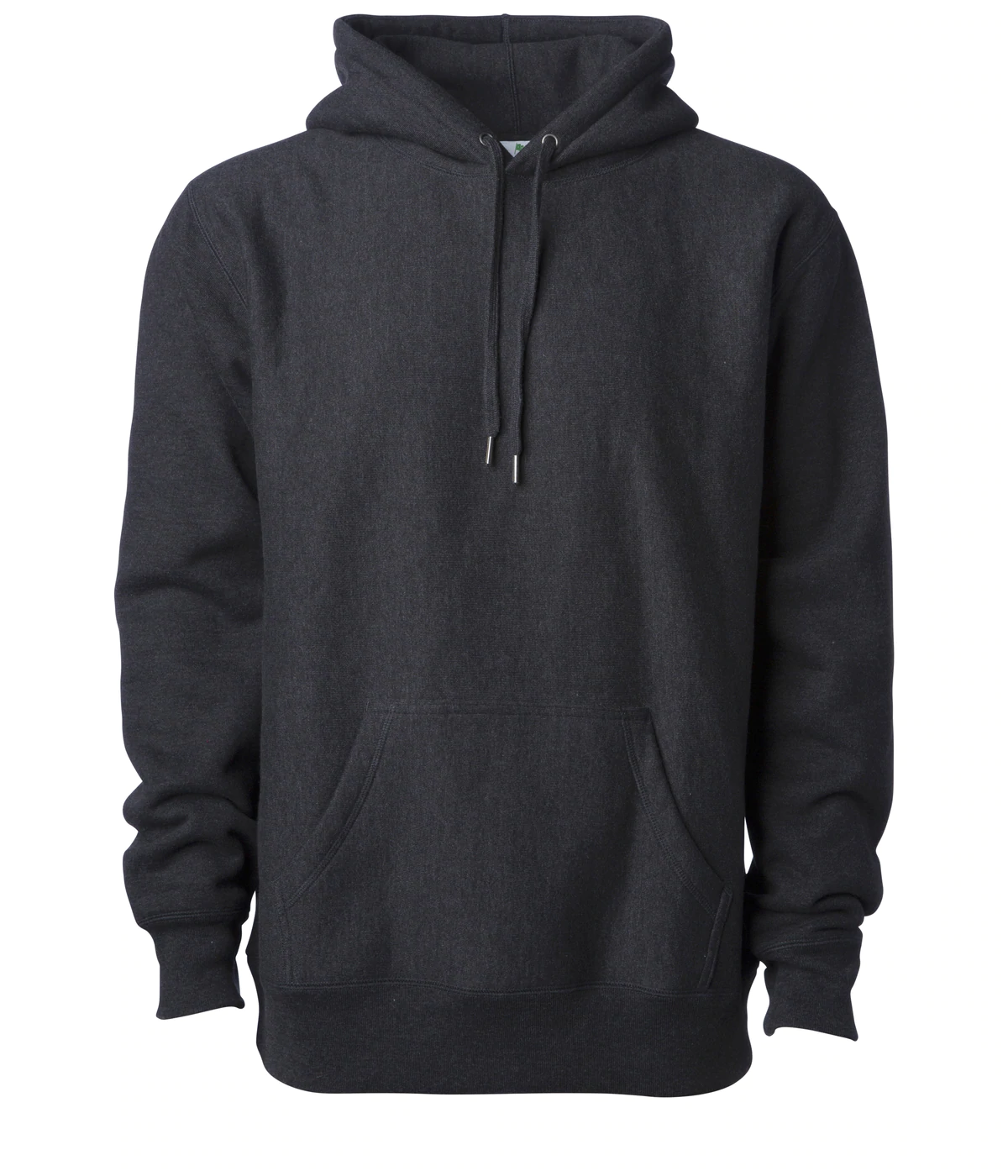 IND5000P - Men’s Premium 450GM Heavyweight Cross-Grain Hoodie - Charcoal Heather / XS - HOODIES