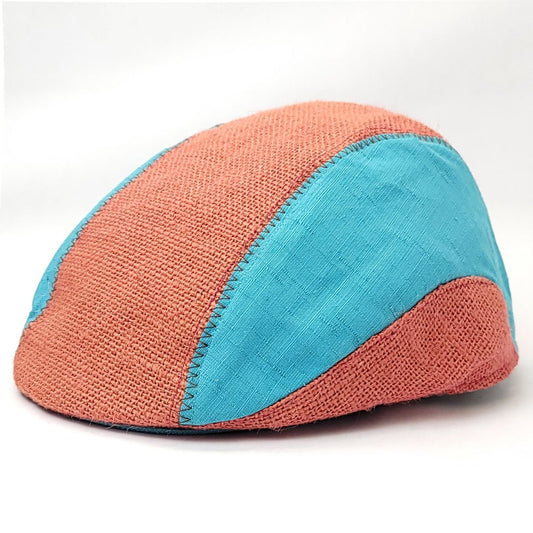 Fashion Ivy - 1794 Linen Multi-Coloured - Orange & Blue / OSFA - Women’s