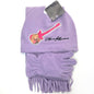 Youth - Hannah Montana 3 pieces set Winter Beanie Gloves and scarf - Purple / Character Knit Toque Set