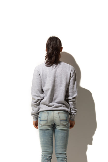 HERO-1020 Unisex Blank Crewneck Sweatshirt - Sport Grey - Crewnecks