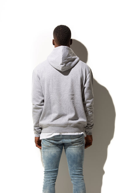 HERO-3020 Unisex Full Zip Hoodie - Sport Grey - Full-Zip