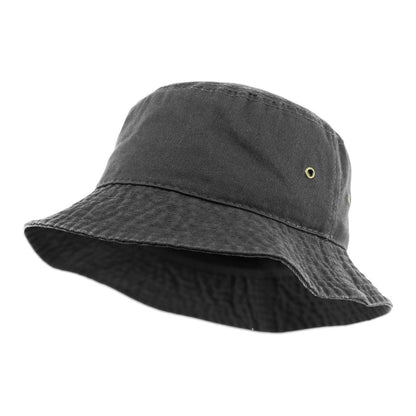 Bucket Hat - Multi-Coloured S/M & L/XL Sizes - Dark Grey