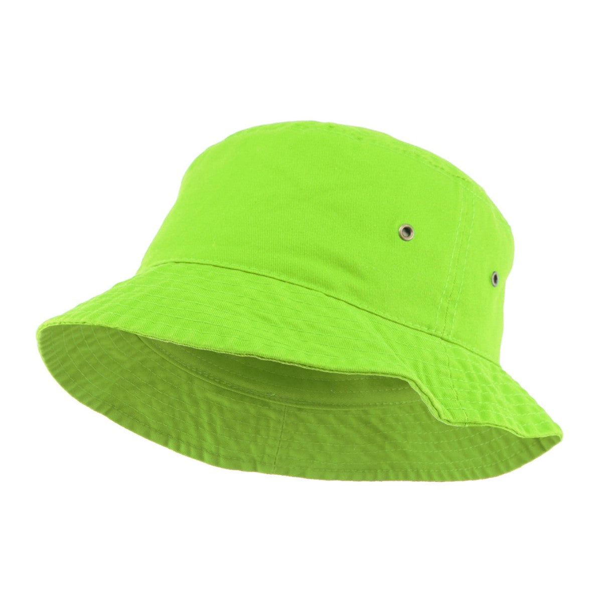 Bucket Hat - Multi-Coloured S/M & L/XL Sizes - Lime Green