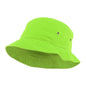 Bucket Hat - Multi-Coloured S/M & L/XL Sizes - Lime Green