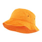 Bucket Hat - Multi-Coloured S/M & L/XL Sizes - Orange