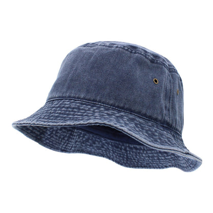 Bucket Hat - Multi-Coloured S/M & L/XL Sizes - Washed Navy