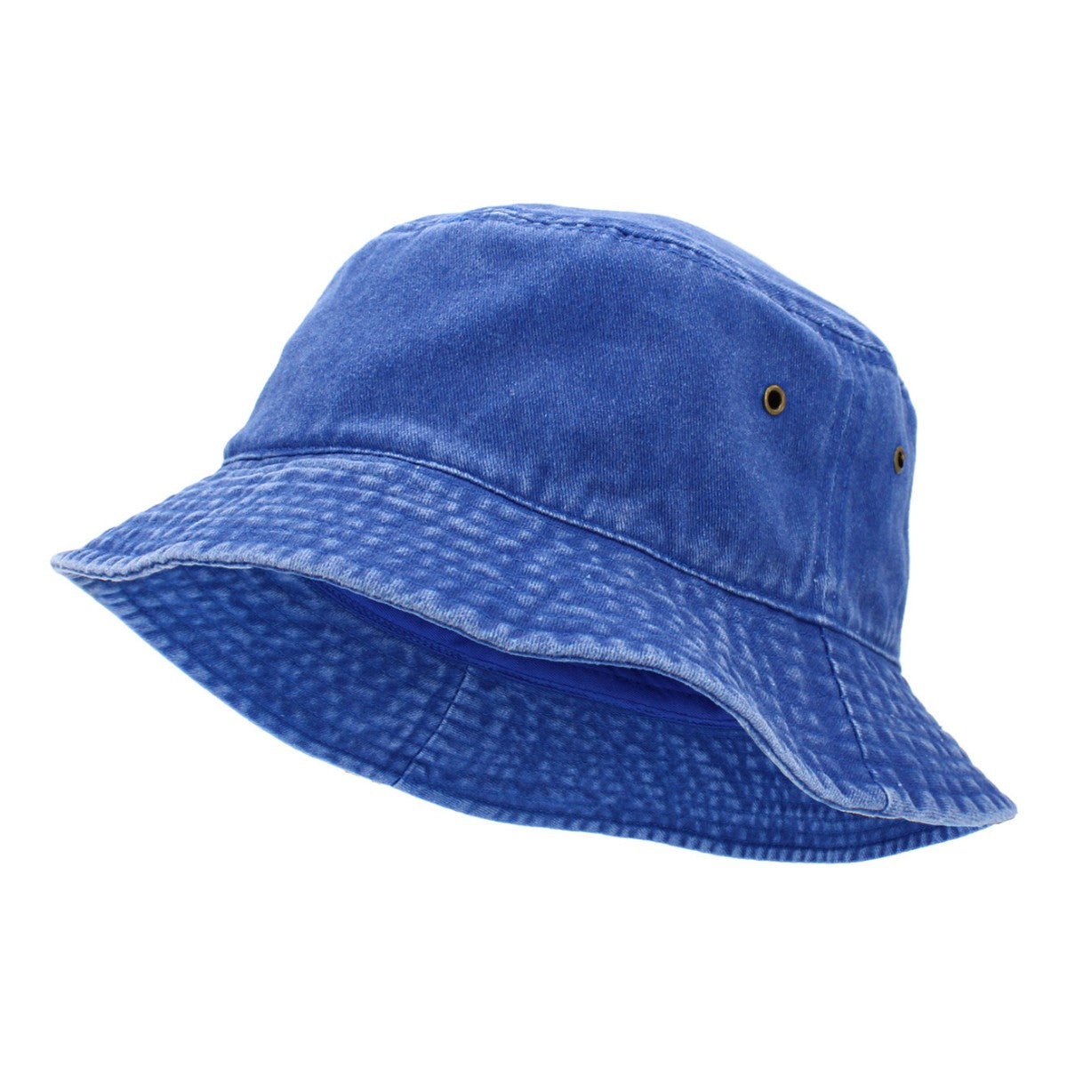 Bucket Hat - Multi-Coloured S/M & L/XL Sizes - Washed Royal