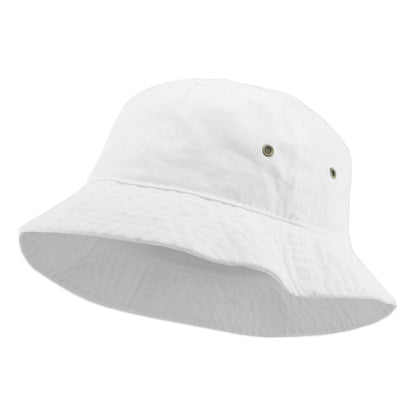 Bucket Hat - Multi-Coloured S/M & L/XL Sizes - White