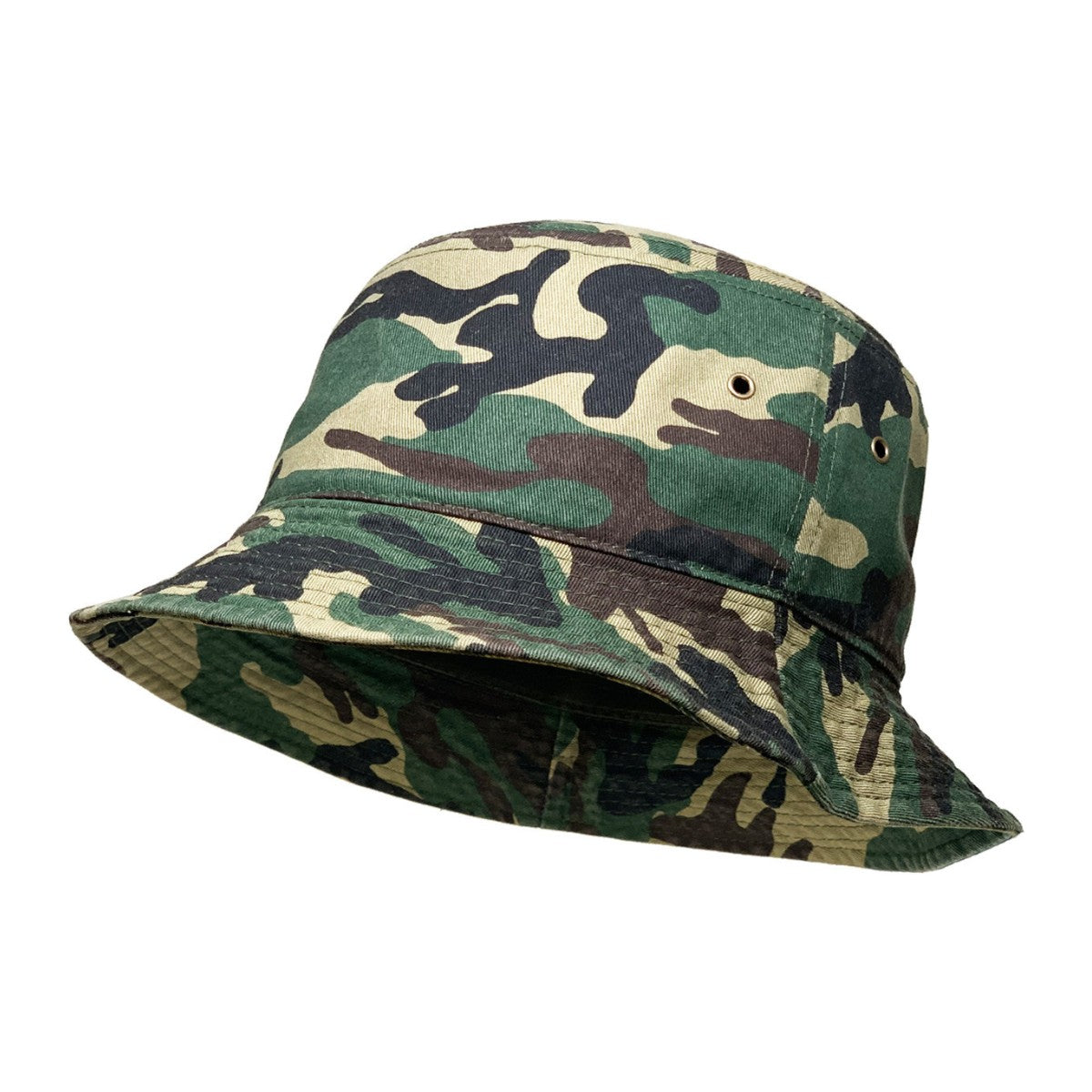 Bucket Hat - Multi-Coloured S/M & L/XL Sizes - Green Camo