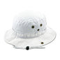 Bucket Hat with String - Multi-Coloured L/XL - White