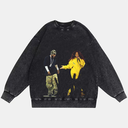 KENDRICK LAMAR & SZA  VINTAGE CLOTHES 06.27