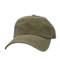 AS-1100 - Cotton Twill Premium Pigment Dyed Cap - Khaki / One Size - CAPS