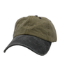 AS-1100 - Cotton Twill Premium Pigment Dyed Cap - Khaki Black / One Size - CAPS