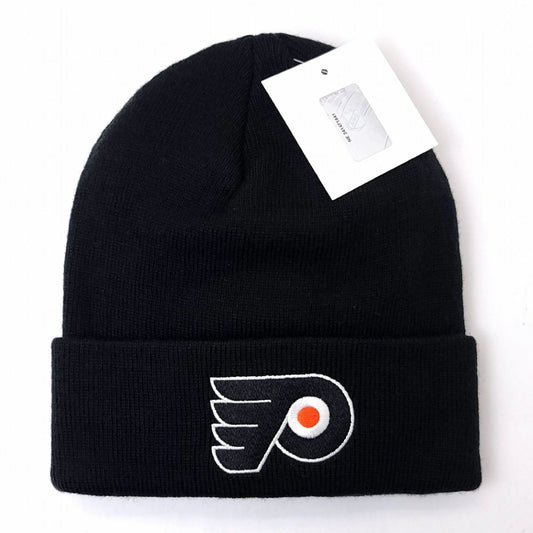 Philadelphia Flyers Knit Toque - BS Cuff Black - OSFA - NHL