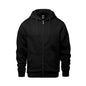 L00555 - Surfer - Adult Full Zip Hooded Sweatshirt - Black / XS - Fleece