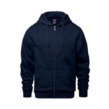 L00555 - Surfer - Adult Full Zip Hooded Sweatshirt - Navy / XS - Fleece