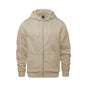 L00555 - Surfer - Adult Full Zip Hooded Sweatshirt - Sand / XS - Fleece