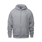 L0555Y - Surfer - Youth Full Zip Hooded Sweatshirt - Athletic Grey Heather / XS - Fleece