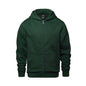 L0555Y - Surfer - Youth Full Zip Hooded Sweatshirt - Forest Green / XS - Fleece