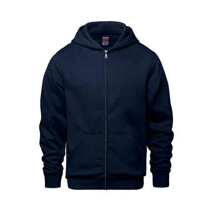 L0555Y - Surfer - Youth Full Zip Hooded Sweatshirt - Navy / XS - Fleece