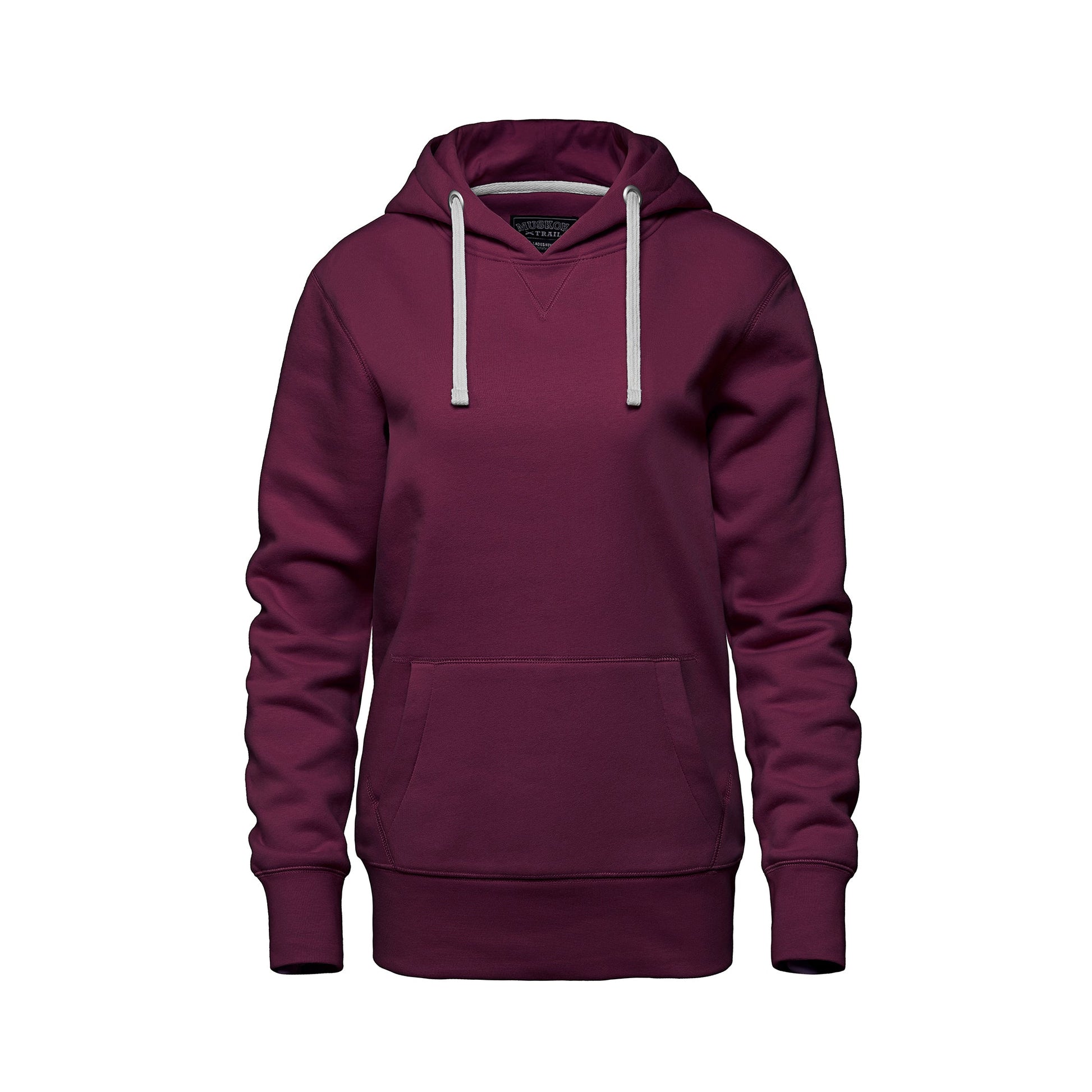 L00661 - Cedar Point - Ladies Pullover Hooded Sweatshirt - Burgundy / XS / Fleece