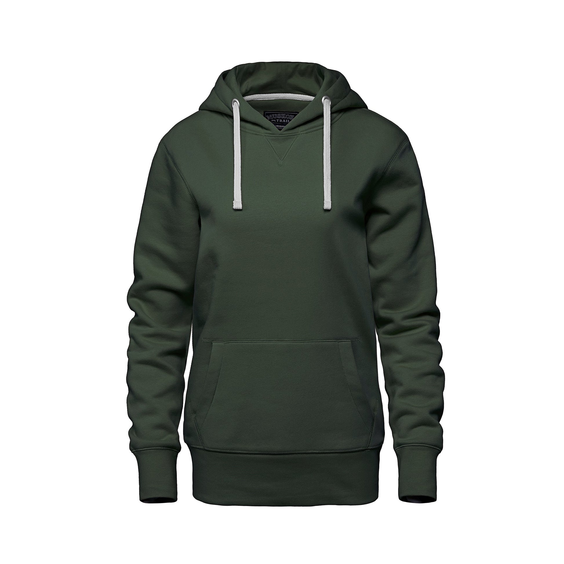 L00661 - Cedar Point - Ladies Pullover Hooded Sweatshirt - Forest Green / XS / Fleece