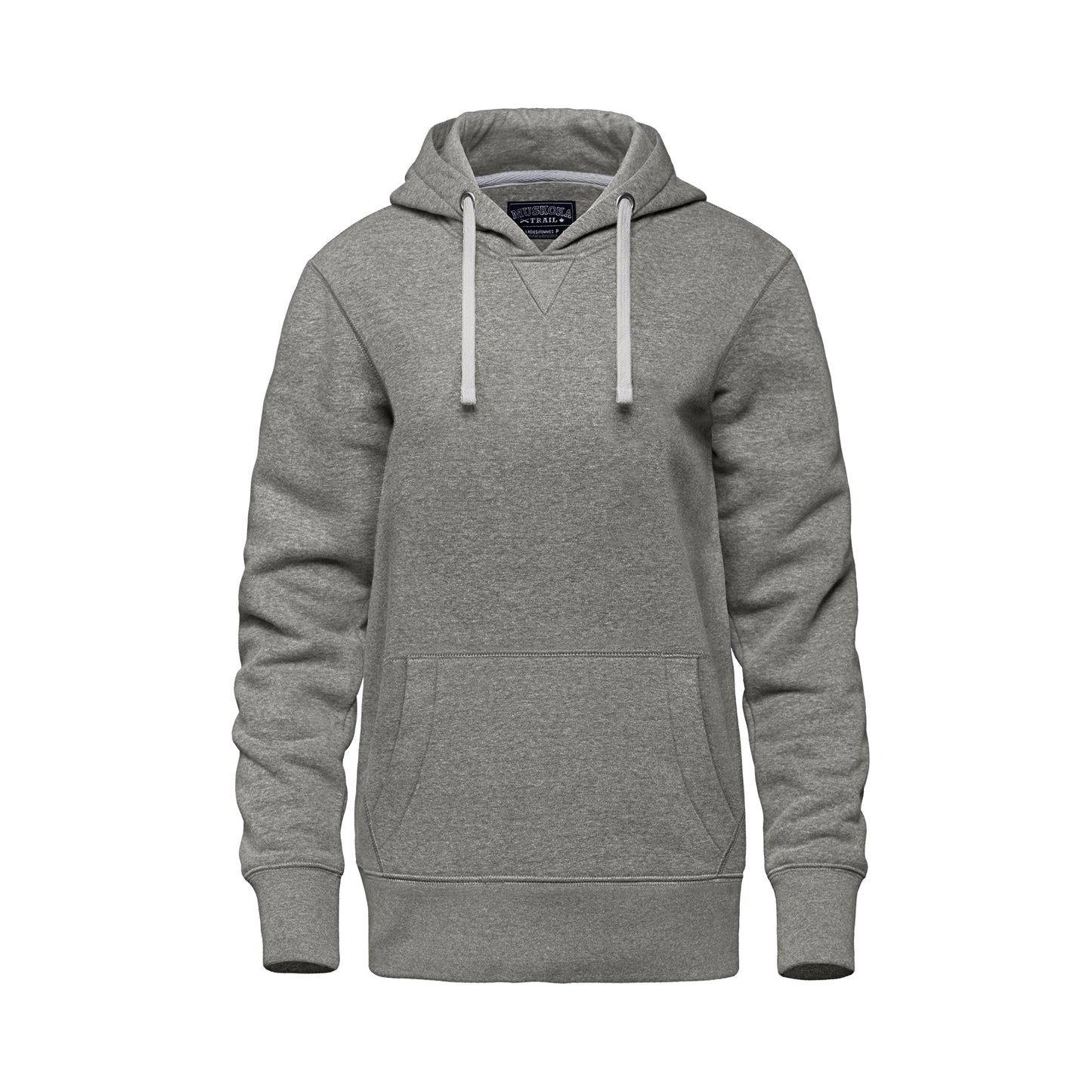 L00661 - Cedar Point - Ladies Pullover Hooded Sweatshirt - Mid Grey / XS / Fleece