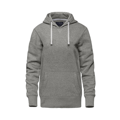 L00661 - Cedar Point - Ladies Pullover Hooded Sweatshirt - Mid Grey / XS / Fleece